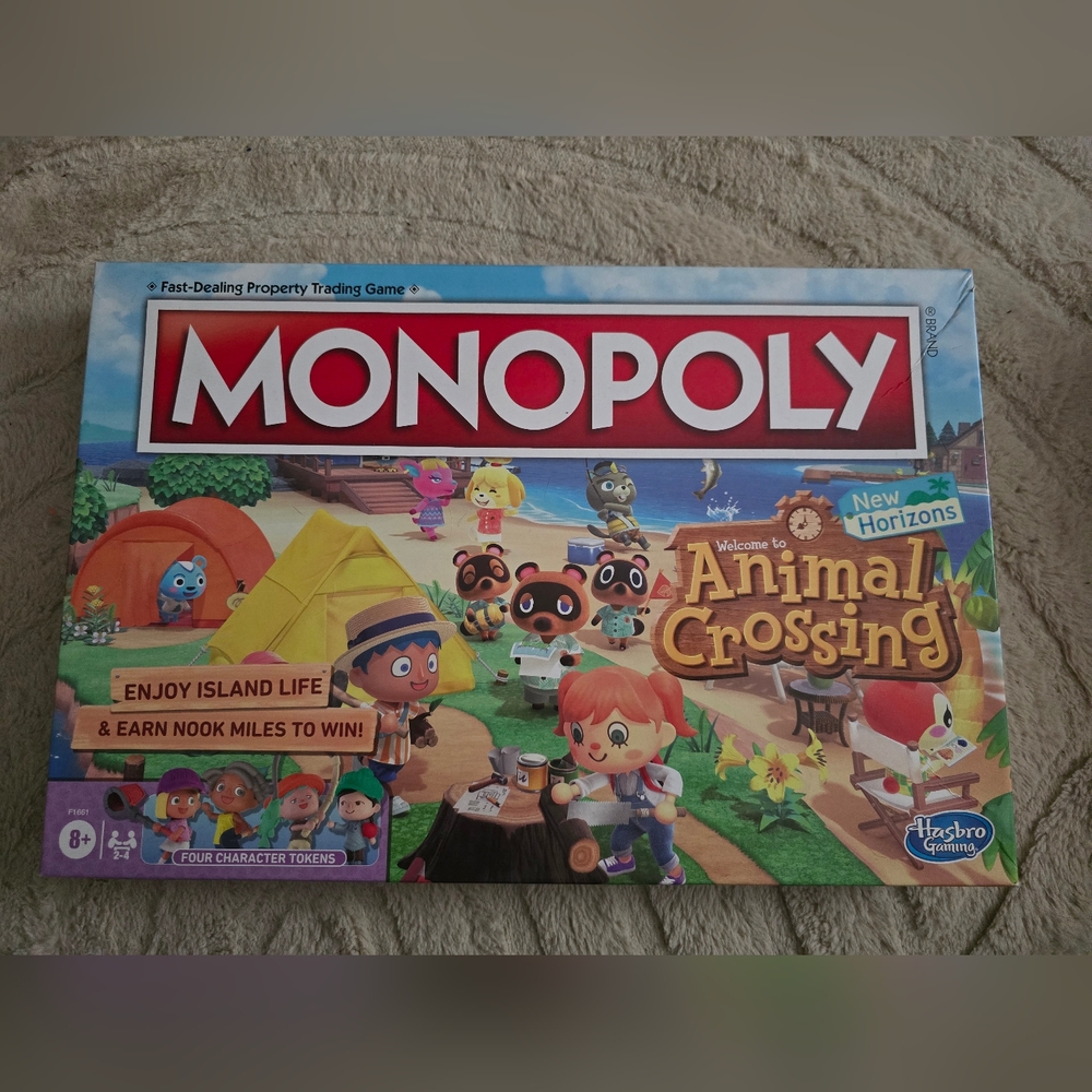 Animal Crossing Monopoly Board Game